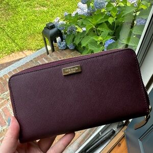 Kate Spade Burgundy Wallet